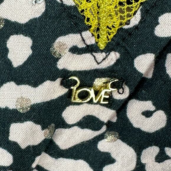 Victorias Secret Cami Camisole Crop Top Womens Size XS Leopard Animal Print Lace - Picture 6 of 8